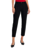 Kasper Womens Mid Rise Straight Leg Knit Pants 10915413 Black XS