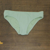 Kona Sol Womens Textured Knit Lined Bikini Swim Bottom Light Blue Green L