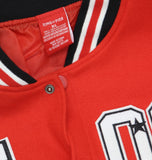 Ring of Fire Front Varsity Jacket California State West Coast Black / Red XL