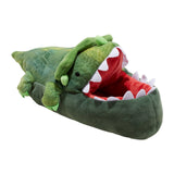 Cat & Jack Kids Boys Dino Character Slippers 92541994 Green XL(6-7)