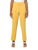 Kasper Womens Plus Size Fly Front Slim Pants 10902147 Butterscotch Yellow 22W