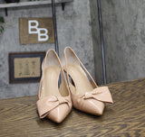 On 34th Womens Elayne Cutout Pumps Heels 10020348000 Nude Patent Brown 9.5M