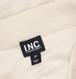 INC International Concepts Skirt w/ Back Slit Vintage Cream Off White XS