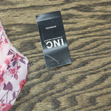 Inc International Concepts Womens Floral Mesh Thong Bodysuit Falling Roses L