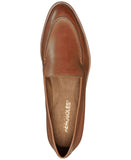 Aerosoles Womens East Side Loafer Shoes EAST SIDE Dark Tan Leather Brown 10M