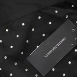 Danielle Bernstein Womens Studded Party Wide Leg Pants 7439-0167 Black 4