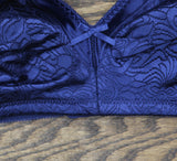 Bali Wire-Free Bra Double Support M-Frame Cushioned Flexible Fit In The Blue 36C