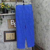 DKNY Womens Twill Tie-Front Pleated Pants P4GKTX72 Lapis Blue 2