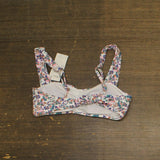 Raisins Juniors Beachy Printed Bralette Bikini Top N711109 Purple Multi S