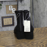 A New Day Womens Celaena Boots Mesh Block Heel 94568458 Black 8M