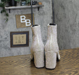 A New Day Womens Cailin Ankle Boots 90511490 Silver Gray 6M