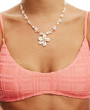 Cotton On Women's Super Scoop-Neck Bikini Top 6338112-19 Shell Pink Terry L