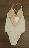PQ Margot One Piece Swimsuit BIS-5029P Biscotti Brown Multi L