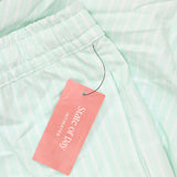 State Of Day Womens Printed Poplin Pajama Pants 100180269MS Tea Green Stripe XL