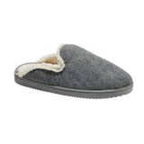 Dluxe By Dearfoams Womens Maci Felted Scuff Slippers 86802659 Gray XL (11-12)