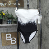 Calvin Klein Removable-Strap Tummy-Control One-Piece Swimsuit Black Multi 8