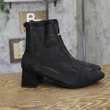 A New Day Celaena Boots Mesh Block Heel 94568461 Black 9.5M