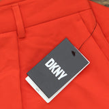 DKNY Womens Pleated Ankle Pants UB4PX100 Flame Red 18