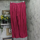 DKNY Pull-On Woven Drawstring Sportswear Pant P3EKTS98 Beet Red XL