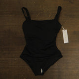 Anne Cole Womens Square-Neck One-Piece Swimsuit 26MO07801 Black 6
