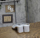 Calvin Klein Womens Block Heel Brianny Woven Slip-on Sandals Light Blue 6.5M