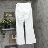 Guess Eco Amanda Extra Flare Seamed Jeans W5GA1QD5N71 Calipso White 30x31