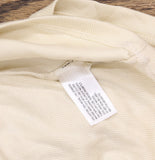 A New Day Womens Slim Fit Long Sleeve Top 94618974 Cream Off White L