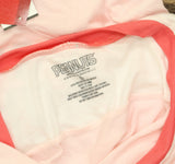 Peanuts Juniors Gang V-Neck Graphic Tee Coral / Ivory / Neon Coral Pink S