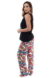 Just Love 100% Cotton Sleepwear Pajama Set Top & Pants 92278961 Black M