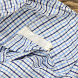 Izod Mens Button Up Long Sleeve Shirt 166a075740e26c Blue Plaid XL