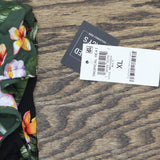 Bar III Womens Floral-Print Tiered Cover Up Dress MBTH25834 Multi Black XL