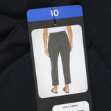 Banana Republic Womens Pull On Tapered Elastic Waist Pants 1588693 Black 10