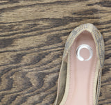 Journee Collection Womens Batavia Ballet Flat Embellished Nude Brown 6M