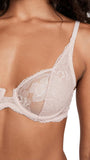 Natori Womens Eclipse Unlined Underwire Bra 726254 Rose Beige Brown 34C