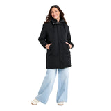 Universal Thread Womens Parka Long Insulated Coat Jacket 94693439 Black S