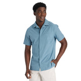 All In Motion Mens Everyday Woven Shirt 89432482 Airway Blue M