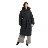 A New Day Winter Mitten Cuffs Hooded Neck Duvet Puffer Jacket Coat Black XS