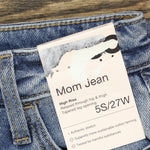 So Juniors' High Rise Mom Jeans JG14D102RWS