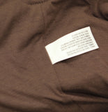 All In Motion Long High-Pile Fleece Full-Zip Drawstring Jacket Coat Brown 2XL