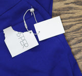 Kasper Womens Stretch-Crepe Straight Trouser Pants Royal Signature Blue 8