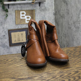 Style & Co. Womens Margoo Riding Boots Faux Leather 10021524100 Acorn Brown 6.5M