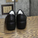 Clarks Women's Channing Ann Slip-On Loafer Shoes 26113341 Black Leather 9W