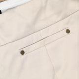 Zac & Rachel Womens Plus Size Stretch Waist Dress Cropped Pants Brown Tan 18W