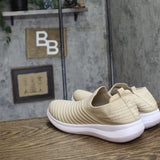 Danskin Womens Excite Slip On Lightweight Sneakers Natural Brown 10M