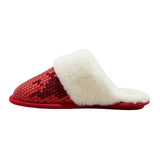 Auden Womens Rae Sequin Scuff Slippers 91639271 Red L (9/10)