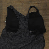 Kona Sol Women's Racerback Tankini Top 16447e4c4f2dc8 Black / Gray 16W