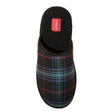 Wondershop Mens Plaid Scuff Slippers 91651288 Navy Blue S (7-8)