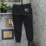 Silver Jeans Co. Suki Womens Mid Rise Skinny Jeans L93136EBK516 Black 33x27