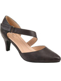 Journee Collection Tillis Tru Comfort Foam Pointed Toe Mid Heel Pumps Black 10M