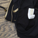 Gottex Womens Standard Onyx Bandeau One Piece Swimsuit OO070R Black Gold 8